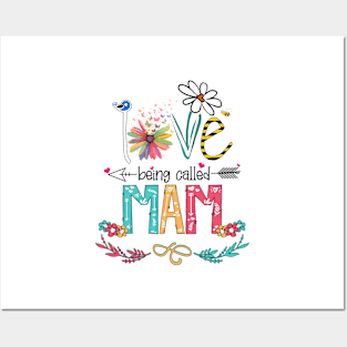 Love Being Called Mam Happy Mother's Day Posters and Art